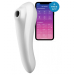 Kliitoristimulaator Dual Pleasure (valge)