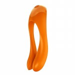 S&otilde;rmevibraator Satisfyer Candy Cane (oranž)