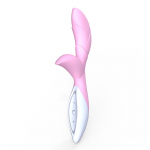 Vibraator V&otilde;rratu pehmus (valge/roosa)