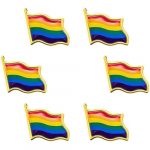 Metallist rinnam&auml;rk Pride Flag