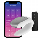 Nutikas paarivibraator Double Fun (valge)