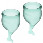 Rohelised menstruatsioonitopsid Satisfyer Feel Secure (2 tk)