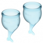 Helesinised menstruatsioonitopsid Satisfyer Feel Secure (2 tk)