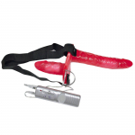 Vibraator Kahekordne strap on