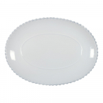 Valge ovaalne keraamiline kandik, laius 30 cm Pearl - Costa Nova