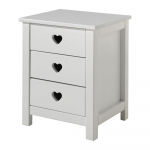 Valge laste &ouml;&ouml;kapp Amori - Vipack