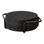 Mustad rannalauad komplektis 8 taldrikuga - Wenko