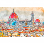 Maal 90x60 cm Florence - Fedkolor