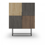 Tammepuidust kapp pruun-puiduv&auml;rvi 100x130 cm Titan - Marckeric