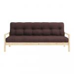Tumepruun diivanvoodi 205 cm Knob - Karup Design