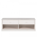 Valge m&auml;nnipuidust telerilaud 137x47 cm Anita - St&oslash;raa