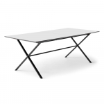 Valge kokkupandav s&ouml;&ouml;gilaud 100x210 cm Meza - Hammel Furniture