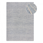 Helesinine k&auml;sitsi kootud villane vaip 200x290 cm Memphis Wool - Flair Rugs