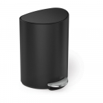 Matt must pedaaliga metallist pr&uuml;gikast 6 L - simplehuman