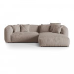 Beež modulaarne nurgadiivan (parem nurk) Martina - Micadoni Home