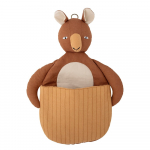 Pruunist kangast laste m&auml;nguasjakorv 46x7,5x33 cm Toto - Bloomingville Mini