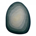 Sinine villane vaip 200x290 cm Puddle Ombre Wool - Flair Rugs