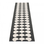 Must-kreem sise/v&auml;lisvaip 70x250 cm Poppy Black Vanilla &ndash; Pappelina