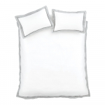 Valge puuvillane voodipesu 200x200 cm Mayfair - Bianca
