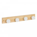 Valge m&auml;nnipuidust seinariiul 40 cm Anillos - Casa Selecci&oacute;n