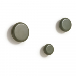 Hallikasrohelised seinale kinnitatavad puidust konksud 3tk komplektis Nadue - Kave Home