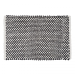Must-valge tekstiilist vannitoamatt 50x80 cm Covelo - Wenko