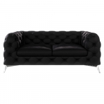 Must sametist diivan 185 cm Chelsea &ndash; Ropez