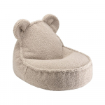 Helepruun laste bukleekangast kott-tool Bear - Wigiwama