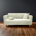 Kreem 3-kohalise diivani kate Sacha - douceur d'int&eacute;rieur