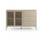 Kreemikas metallist kummut 140x90x40 cm - Marckeric