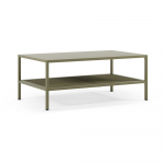 Roheline metallist kohvilaud 60x100 cm Fayna - Marckeric