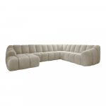 Beež nurgadiivan (parem nurk/U-kujuline) Shell - Miuform