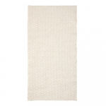 Kreem k&auml;sitsi kootud puuvillasegust vaip 70x140 cm Mascarell - Kave Home