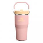 Virsikuv&auml;rvi roostevabast terasest termospudel 600 ml IceFlow&trade; Flip Straw 2.0 Tumbler Peach Rose - Stanley