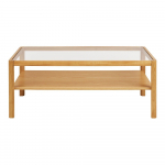 Klaasist pealispinnaga diivanilaud 60x110 cm Lourmarin - House Nordic