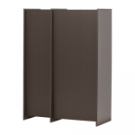 Tumepruun kapp 102x140x44 cm Brock - WOOOD