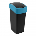 Must/sinine plastpr&uuml;gikast sorteeritud j&auml;&auml;tmete jaoks 45 l Flip Bin - Curver