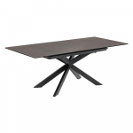 Pikendatav s&ouml;&ouml;gilaud keraamilise pealispinnaga lisalauaga 90x160 cm Atminda - Kave Home
