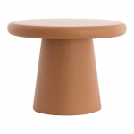 &Uuml;mmargune kohvilaud terrakota v&auml;rvi &oslash; 60 cm Kulona - Light & Living