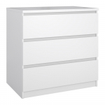 Valge kummut 77x76x50 cm Naia - Tvilum