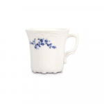 Valge/sinine portselanist cappuccino tass 200 ml Retro - BonBistro