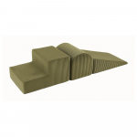 Khaki v&auml;rvi velvetist vahtplastist m&auml;nguv&auml;ljakute 3 tk k&otilde;rgus 30 cm 45x143 cm - Meowbaby