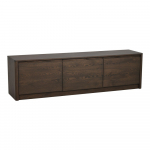 Tumeda naturaalse tammepuust kummut 180x50x40 cm Melstone - Rowico