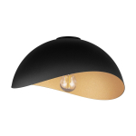 Matt must/kuldne metallist laelamp Opsi - Nova Luce