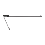 Matt must alumiiniumist LED-laevalgusti, h&auml;mardatav, 4x309 cm Briana - Nova Luce