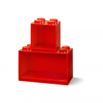 Komplekt 2 punast laste seinariiulit Brick - LEGO&reg;