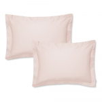 Komplekt 2 roosa Oxfordi puuvillasest satiinist padjap&uuml;&uuml;ri, 50 x 75 cm. Cotton Sateen - Bianca