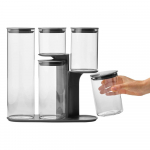 Komplekt 5 toiduainepurgi koos alusega Collection Podium - Joseph Joseph