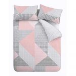 Roosa voodipesu &uuml;heinimesevoodile 135x200 cm Larsson Geo - Catherine Lansfield