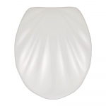 Valge WC-istekese lihtsa sulgemisega Premium , 45,5 x 38 cm Sea Shell - Wenko